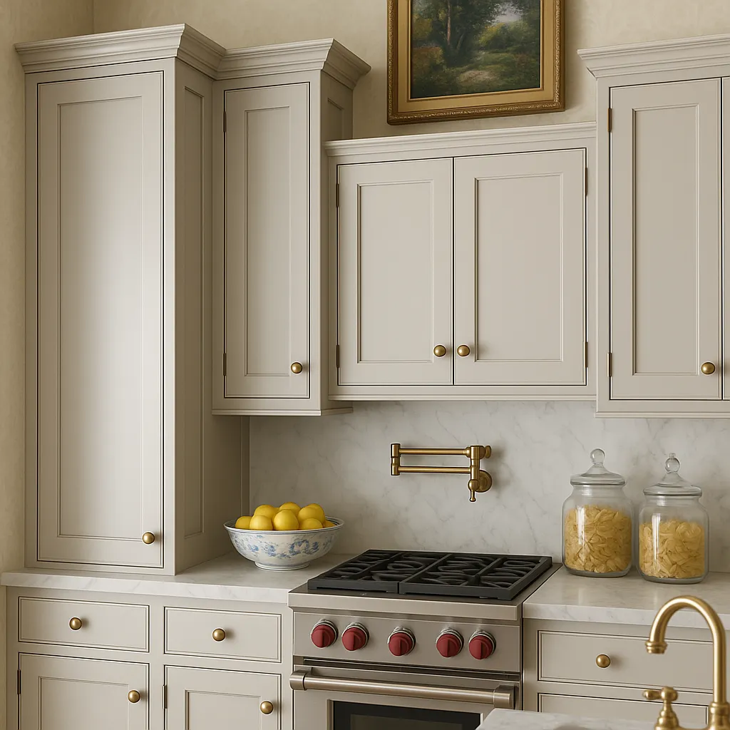 Hampton Bay Avondale 9 in. W x 12 in. D x 30 in. H Ready to Assemble Plywood Shaker Wall Kitchen Cabinet in Dove Gray, photo 4 of 4