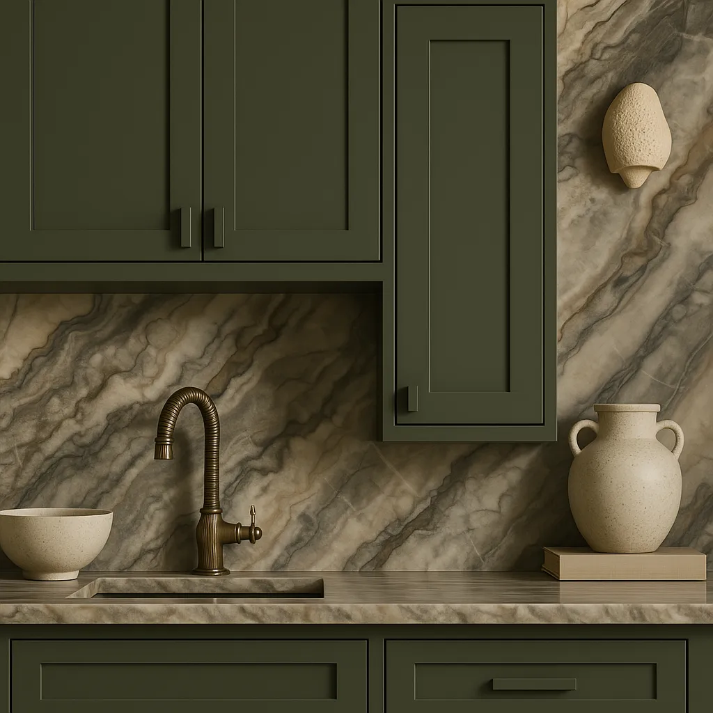Hampton Bay Avondale Shaker Wall Kitchen Cabinet, 9 in. W x 12 in. D x 30 in. H, Fern Green, photo 4 of 4