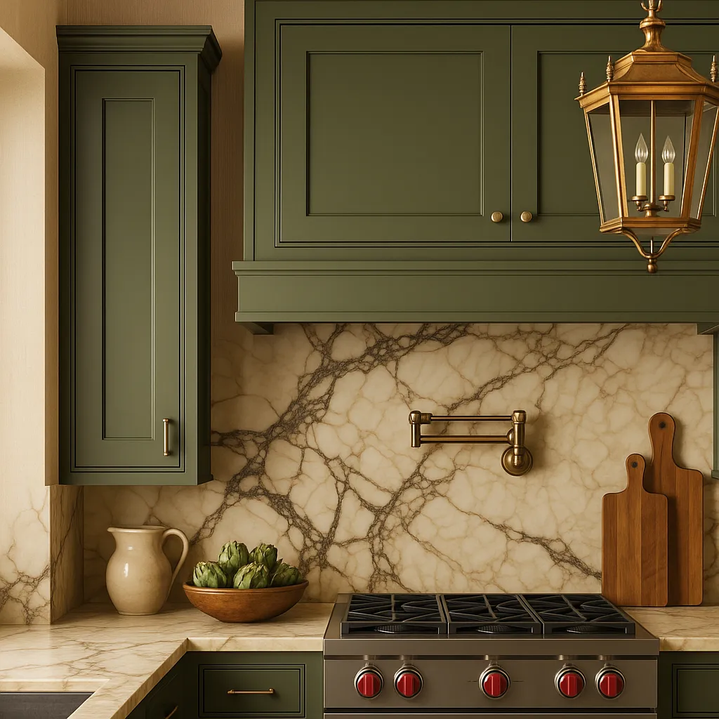Hampton Bay Avondale 9 in. W x 12 in. D x 36 in. H Ready to Assemble Plywood Shaker Wall Kitchen Cabinet in Fern Green, photo 4 of 4