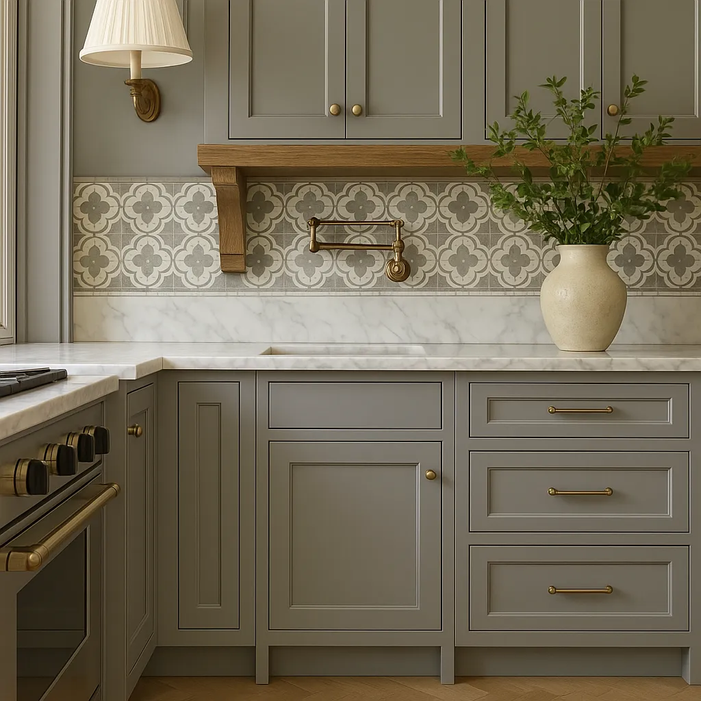 MILL'S PRIDE Richmond Vesuvius Gray Plywood Shaker Ready-to-Assemble Base Kitchen Cabinet with Soft Close - 9 in W x 24 in D x 34.5 in H, photo 4 of 4