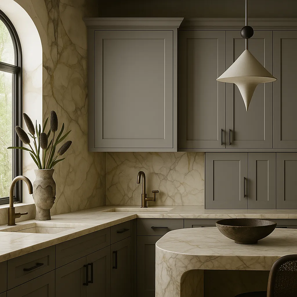 MILL'S PRIDE Richmond Vesuvius Gray Plywood Shaker Wall Kitchen Cabinet 18 in W x 12 in D x 30 in H, photo 3 of 4
