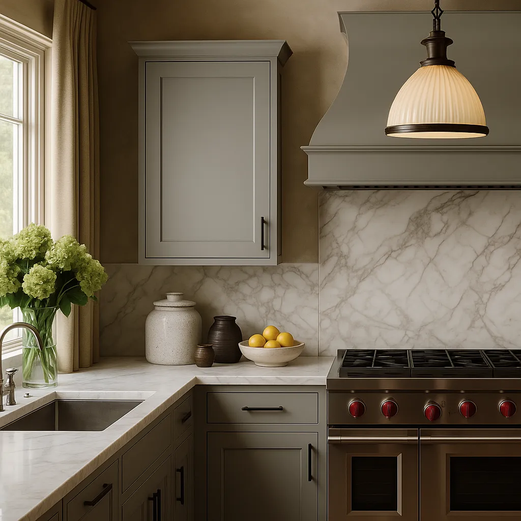 MILL'S PRIDE Richmond Vesuvius Gray Plywood Shaker Wall Kitchen Cabinet 18 in W x 12 in D x 30 in H, photo 4 of 4