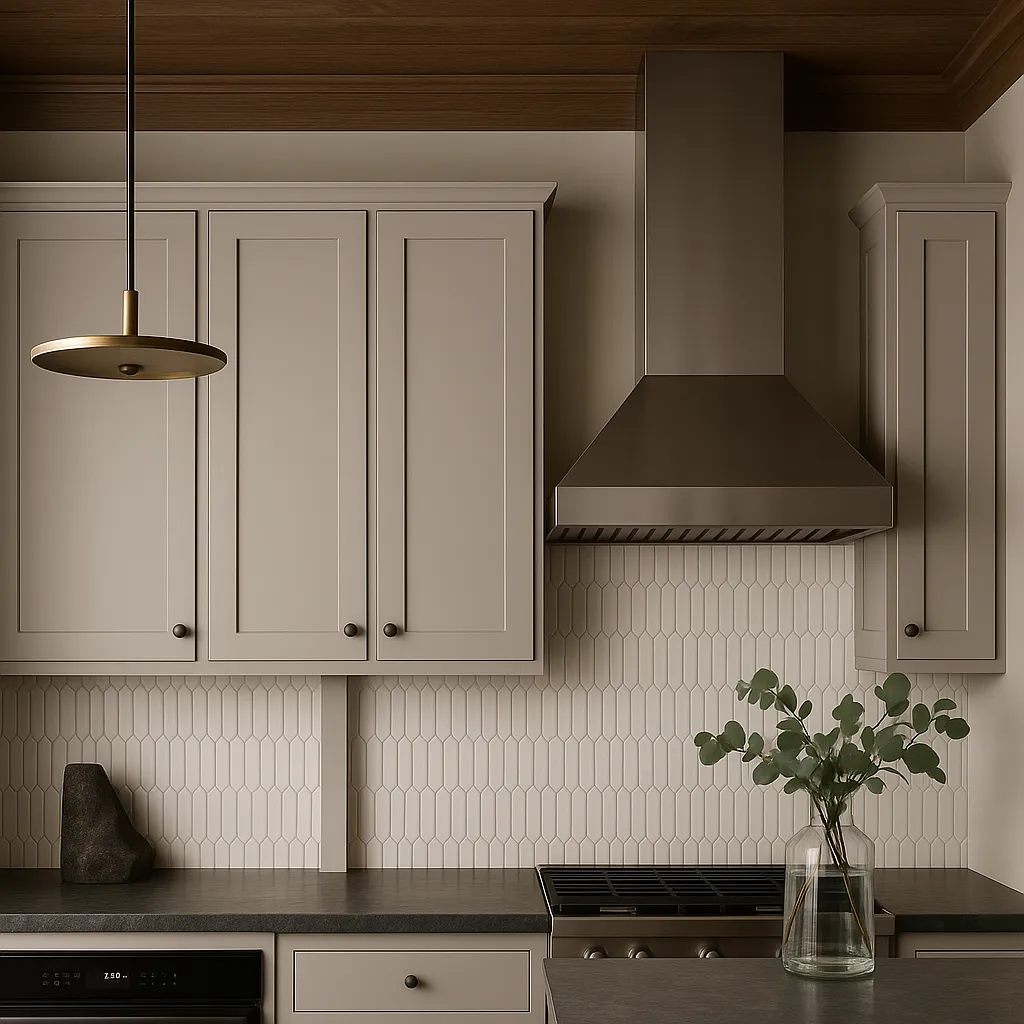 Hampton Bay Avondale Shaker Wall Kitchen Cabinet, Dove Gray, 9 in. W x 12 in. D x 36 in. H, photo 3 of 4
