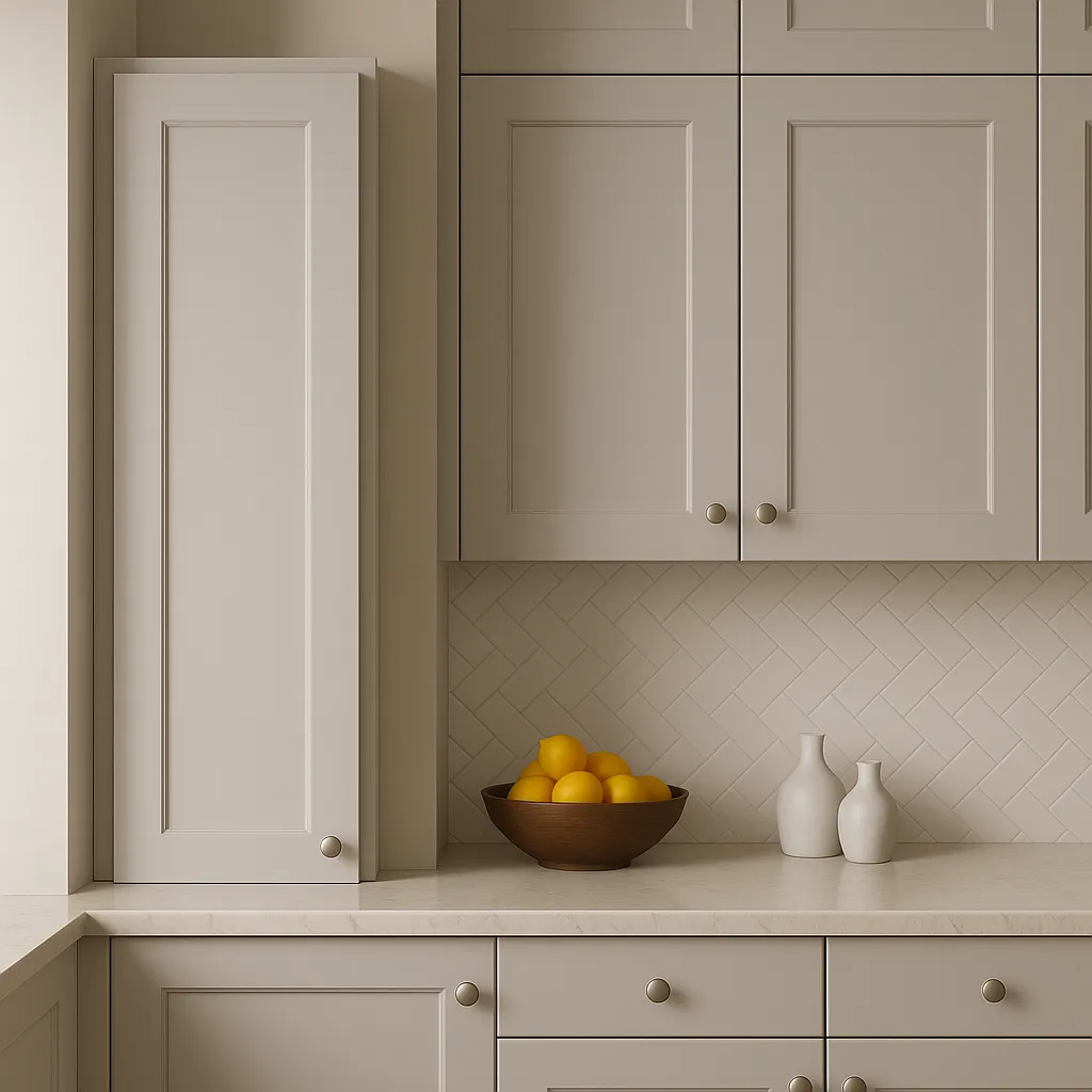 Hampton Bay Avondale Shaker Wall Kitchen Cabinet, Dove Gray, 9 in. W x 12 in. D x 36 in. H, photo 4 of 4