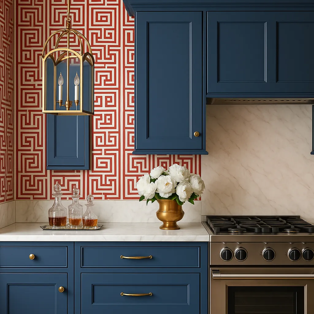MILL'S PRIDE Richmond Valencia Blue Plywood Shaker Wall Kitchen Cabinet - 12" W x 12" D x 30" H, photo 3 of 4