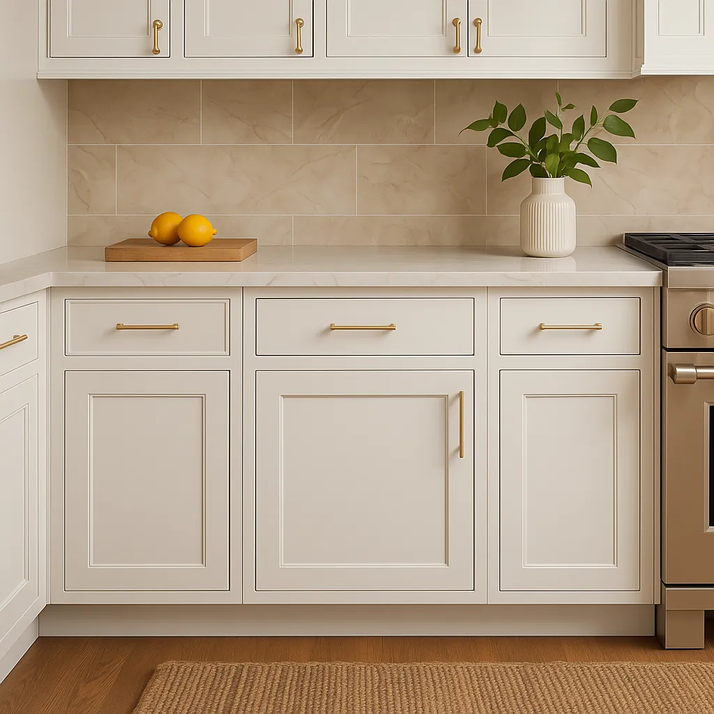 Hampton Bay Avondale Shaker Base Kitchen Cabinet, 21 in. W x 24 in. D x 34.5 in. H, Alpine White, photo 4 of 4