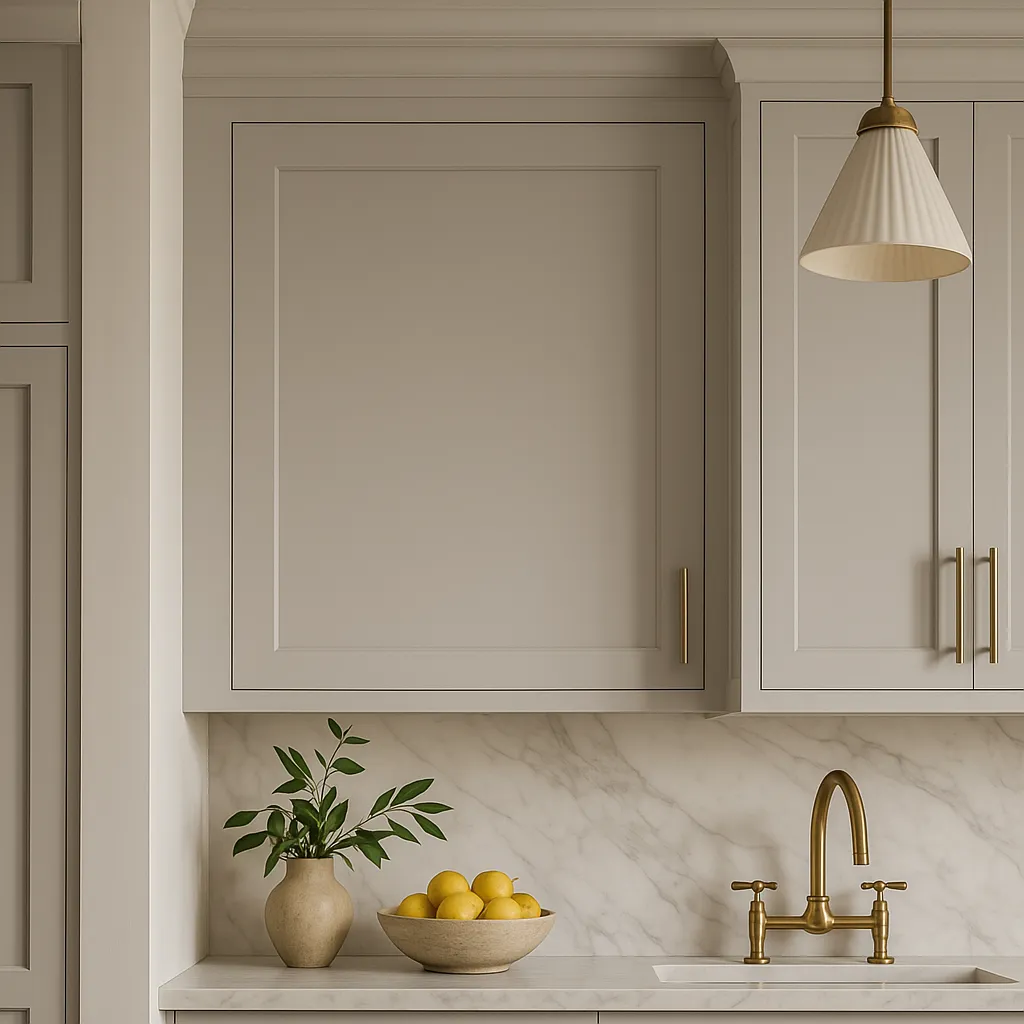 Hampton Bay Avondale 24 in. W x 12 in. D x 36 in. H Ready-to-Assemble Plywood Shaker Wall Kitchen Cabinet in Dove Gray, photo 2 of 4