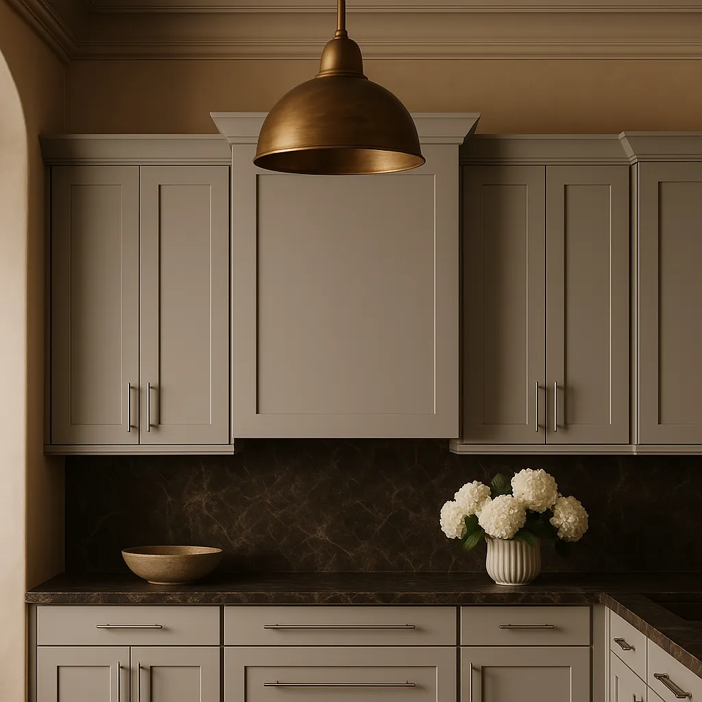 Hampton Bay Avondale 24 in. W x 12 in. D x 36 in. H Ready-to-Assemble Plywood Shaker Wall Kitchen Cabinet in Dove Gray, photo 4 of 4