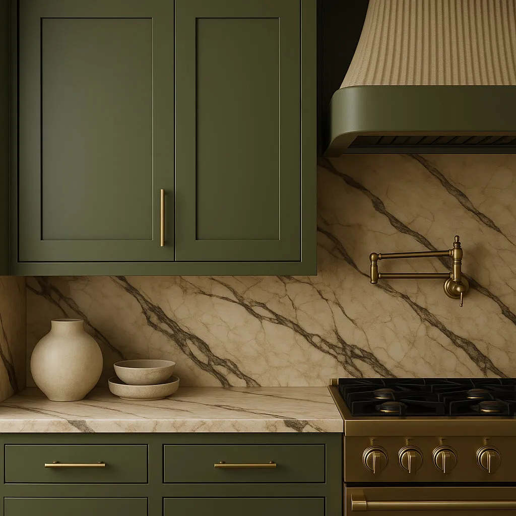 Hampton Bay Avondale 18 in. W x 12 in. D x 30 in. H Ready-to-Assemble Plywood Shaker Wall Kitchen Cabinet in Fern Green, photo 3 of 4