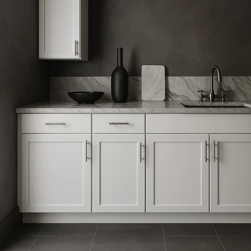 Hampton Bay Avondale Shaker Base Kitchen Cabinet in Alpine White, photo 4 of 4