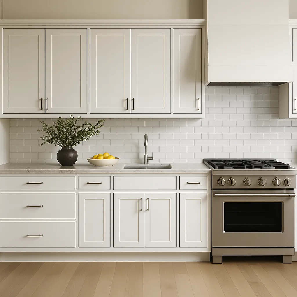 Hampton Bay Avondale 27-inch Alpine White Shaker Base Kitchen Cabinet, photo 3 of 4