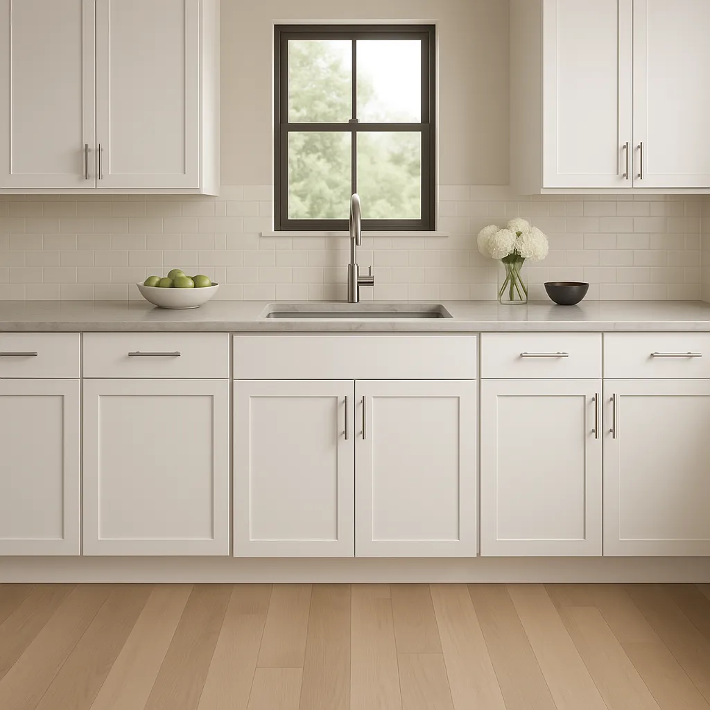 Hampton Bay Avondale 27-inch Alpine White Shaker Base Kitchen Cabinet, photo 4 of 4