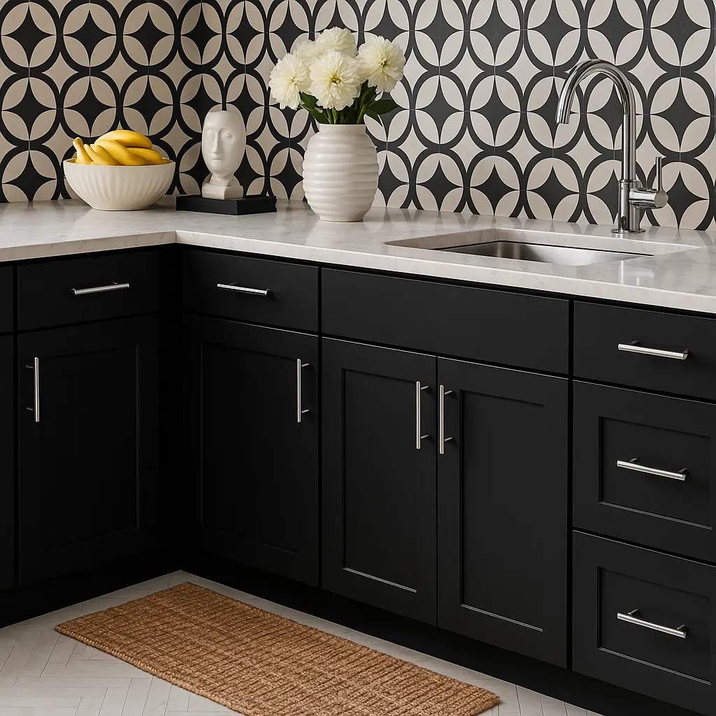 Hampton Bay Avondale Shaker Base Kitchen Cabinet in Raven Black, photo 4 of 4