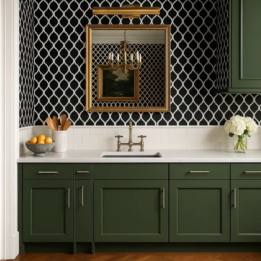 Hampton Bay Avondale 15-inch Fern Green Shaker Base Kitchen Cabinet, photo 4 of 4