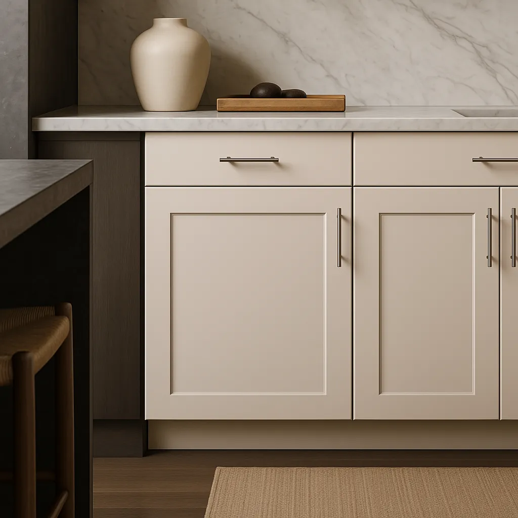 Hampton Bay Avondale 18-inch Antique White Shaker Base Kitchen Cabinet, photo 3 of 4