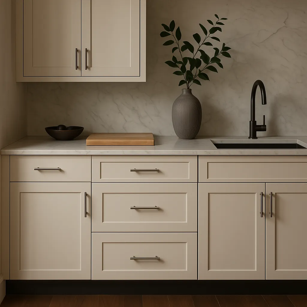 Hampton Bay Avondale 18-inch Antique White Shaker Base Kitchen Cabinet, photo 2 of 4