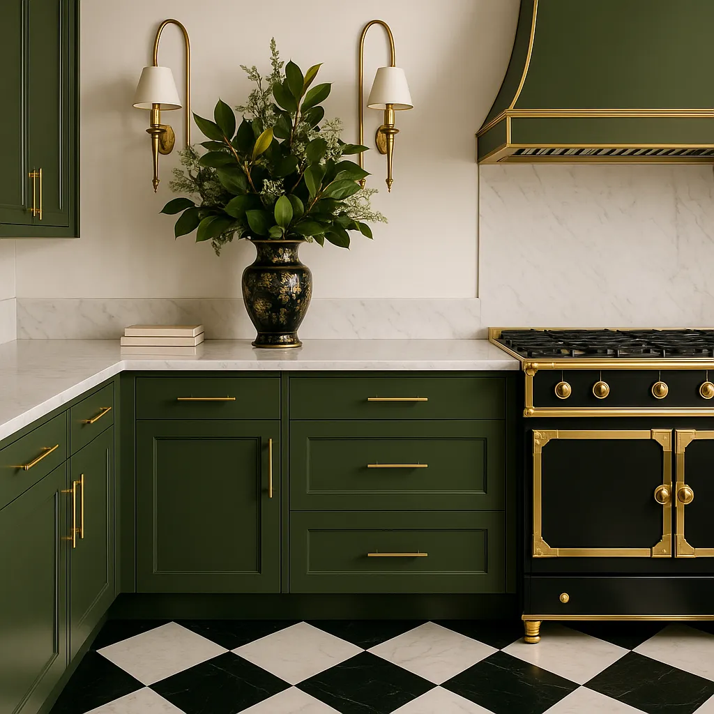 Hampton Bay Avondale 21" Shaker Base Kitchen Cabinet in Fern Green, photo 3 of 4