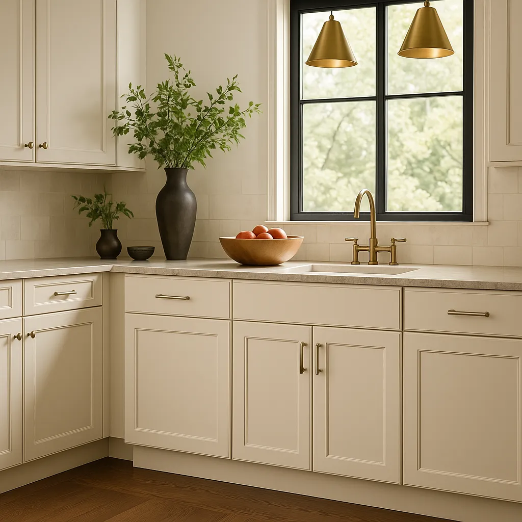 Hampton Bay Avondale 27-inch Shaker Base Kitchen Cabinet in Antique White, photo 4 of 4