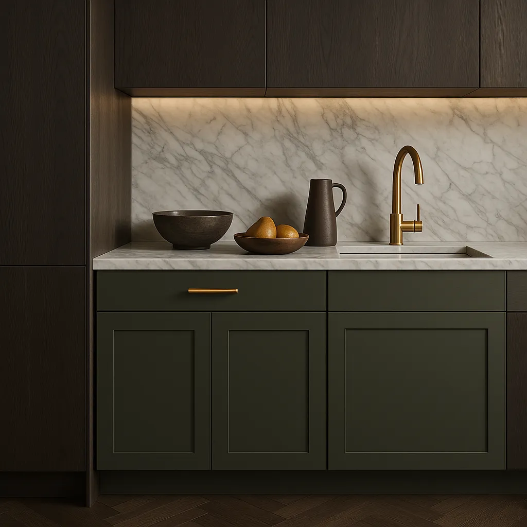 Hampton Bay Avondale 36-inch Fern Green Shaker Base Kitchen Cabinet, photo 2 of 4