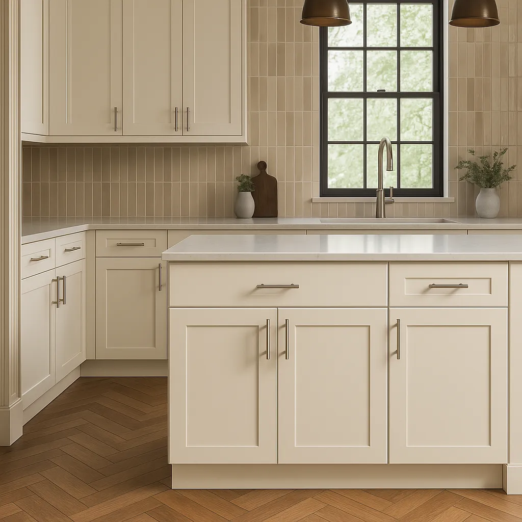 Hampton Bay Avondale 36-inch Shaker Base Kitchen Cabinet in Antique White, photo 4 of 4