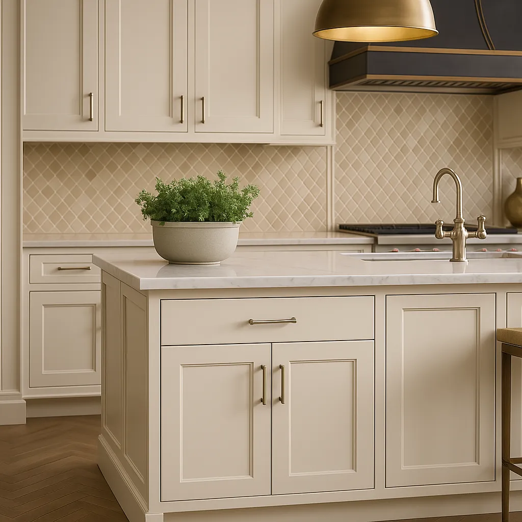 Hampton Bay Avondale 36-inch Shaker Base Kitchen Cabinet in Antique White, photo 3 of 4