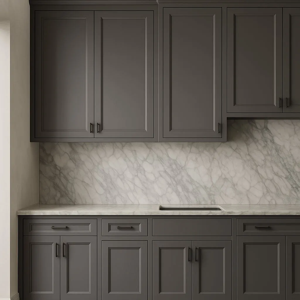 PELHAM & WHITE Keyport Shaker Charcoal Base Kitchen Cabinet - 30 in. W x 24 in. D x 34.5 in. H, photo 2 of 4
