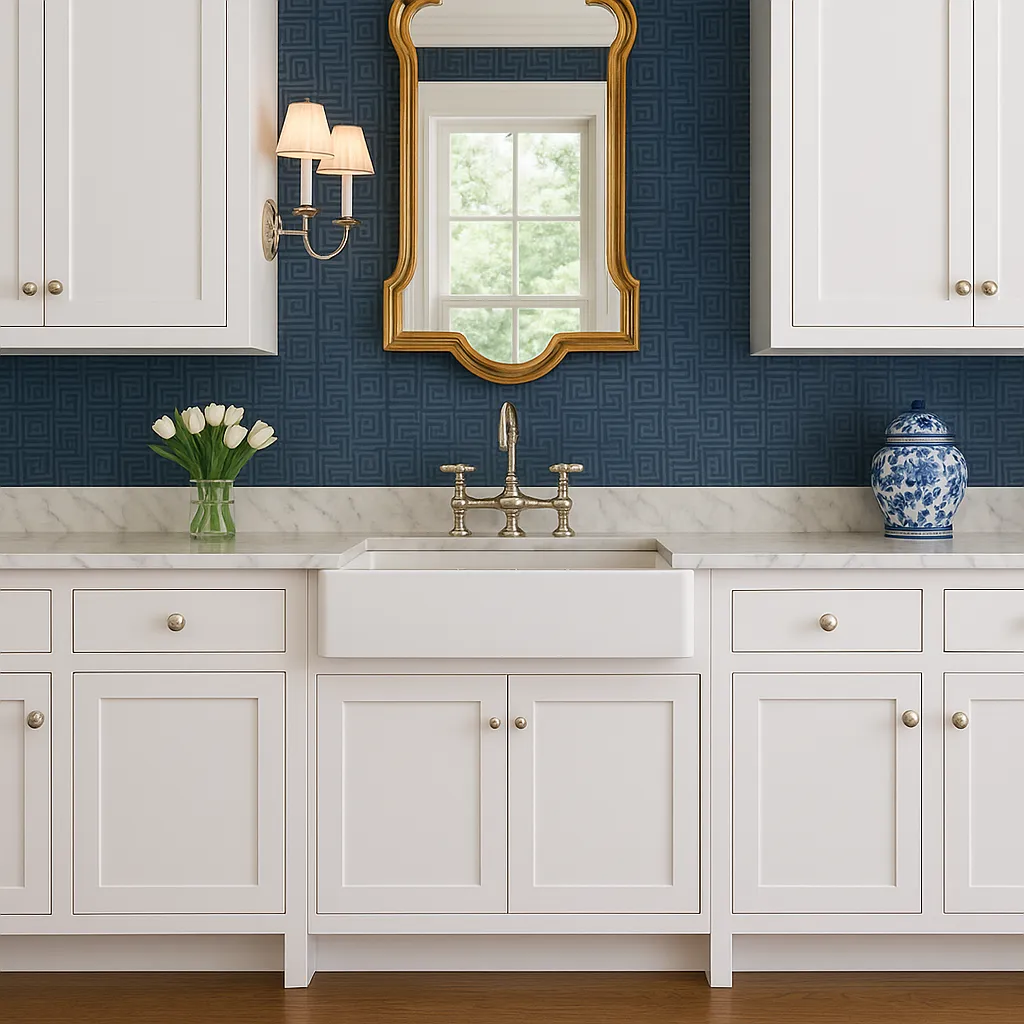 HOMEIBRO White Painted Shaker Style Farm Sink Base Cabinet, 36 in. W x 34.5 in. H x 24 in. D, photo 4 of 4