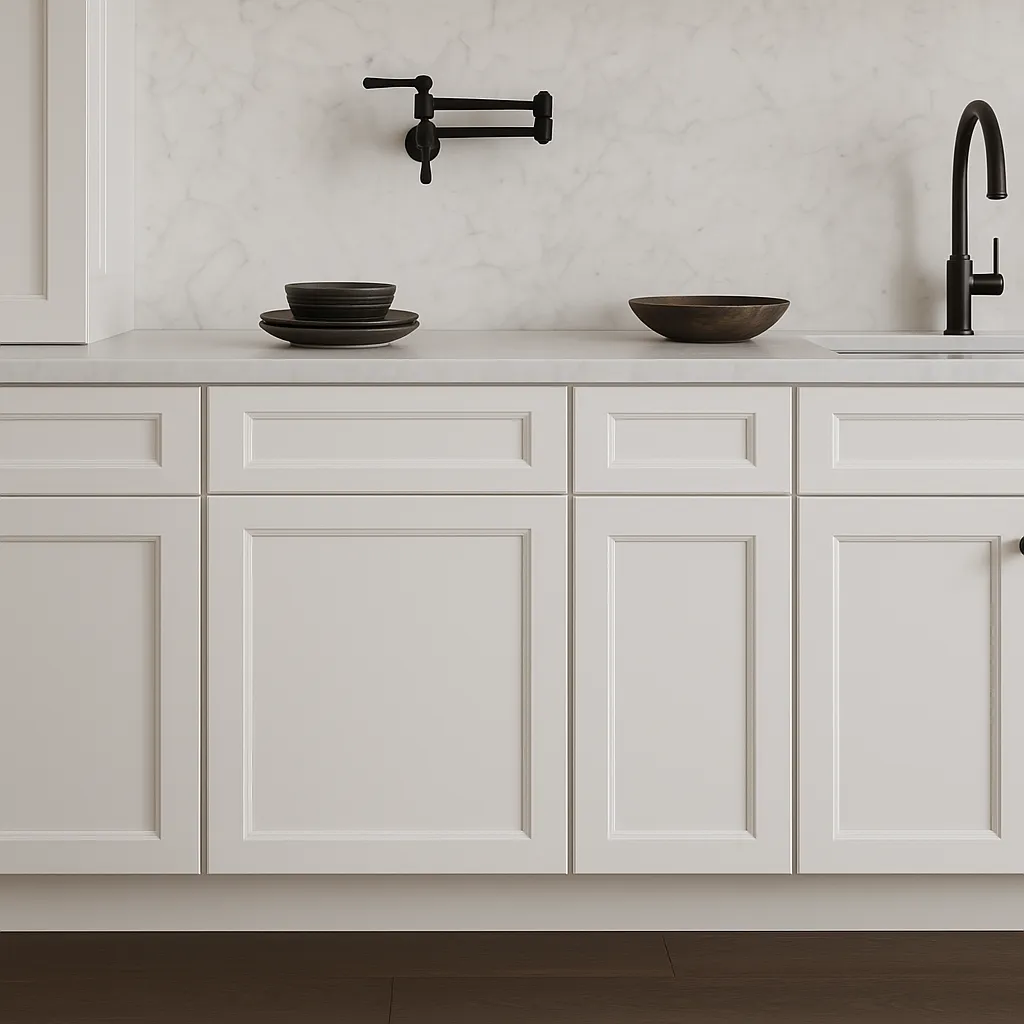 PELHAM & WHITE Keyport Shaker 24" White Plywood Kitchen Cabinet, photo 2 of 4