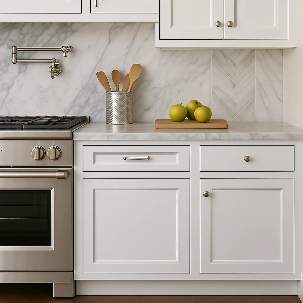 PELHAM & WHITE Keyport Shaker 24" White Plywood Kitchen Cabinet, photo 4 of 4