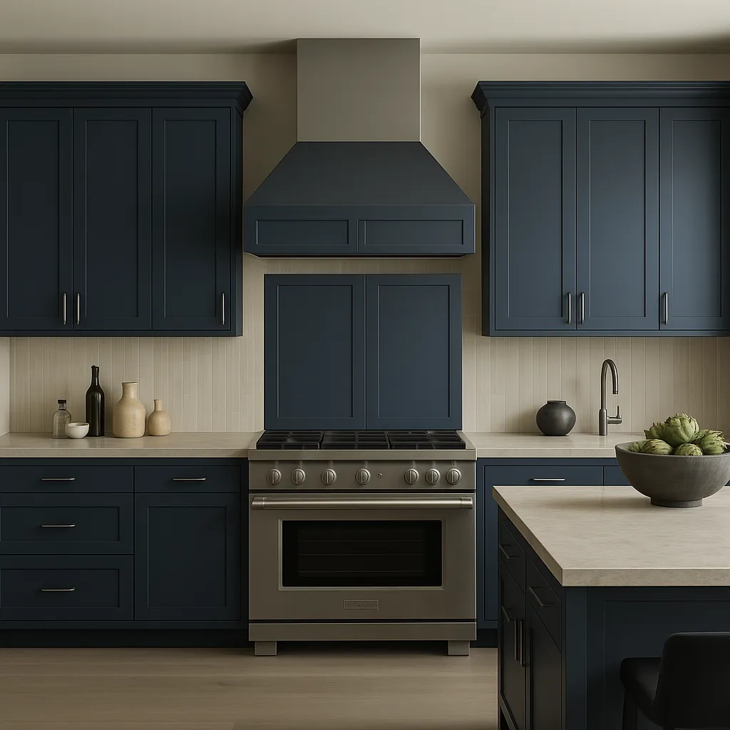MILL'S PRIDE Valencia Blue Shaker Wall Kitchen Cabinet - 30" W x 12" D x 36" H, photo 2 of 4