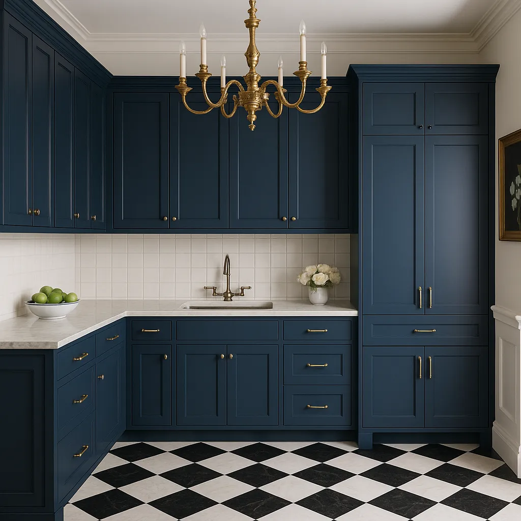 MILL'S PRIDE Valencia Blue Shaker Wall Kitchen Cabinet - 30" W x 12" D x 36" H, photo 3 of 4