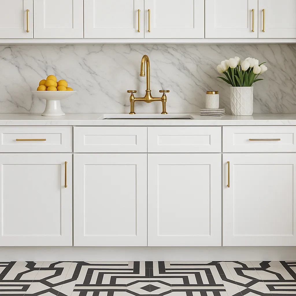 Design House Brookings Solid Wood Shaker Base Kitchen Cabinet, White, 36x34.5x24 in., photo 4 of 4