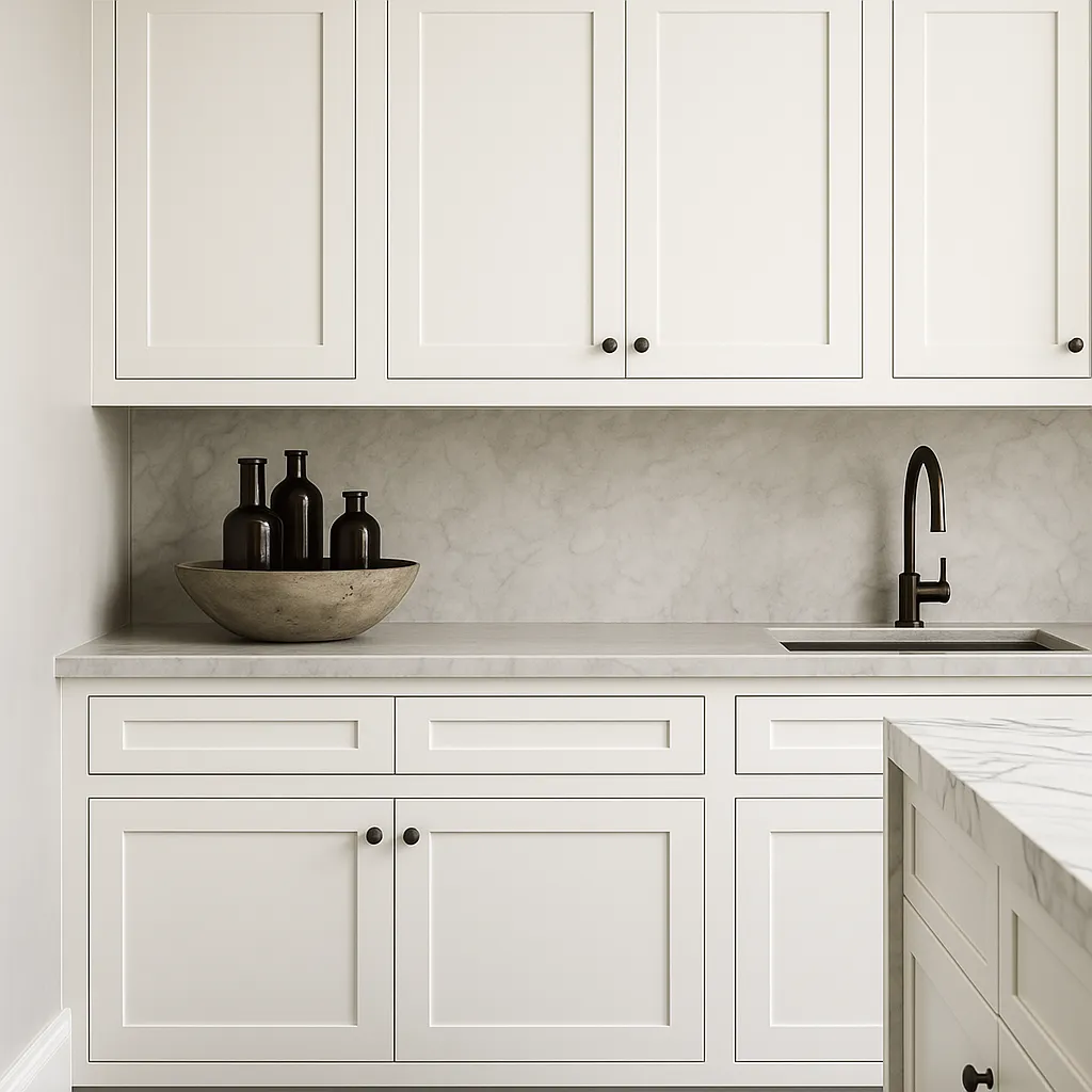 Plywell Ready to Assemble Shaker Base Cabinet with 2-Door and 2-Drawer in White, photo 2 of 4