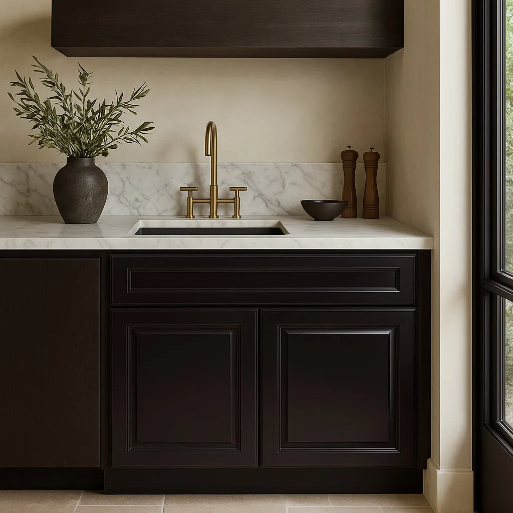 LIFEART CABINETRY Newport Ready to Assemble Base Cabinet, Dark Espresso, photo 2 of 4