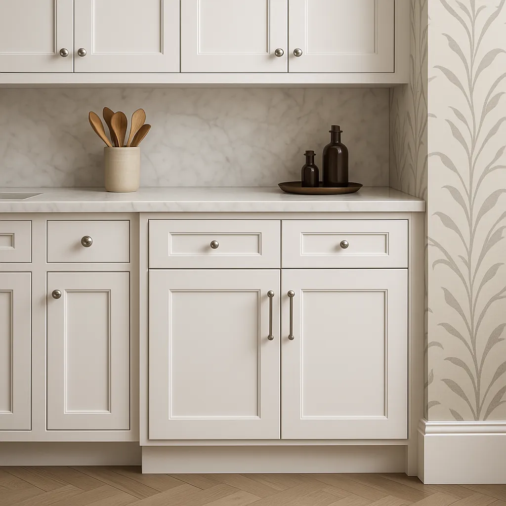 HOMEIBRO Shaker Dove Plywood Base Kitchen Cabinet with 2 Drawers and 2 Doors, photo 4 of 4