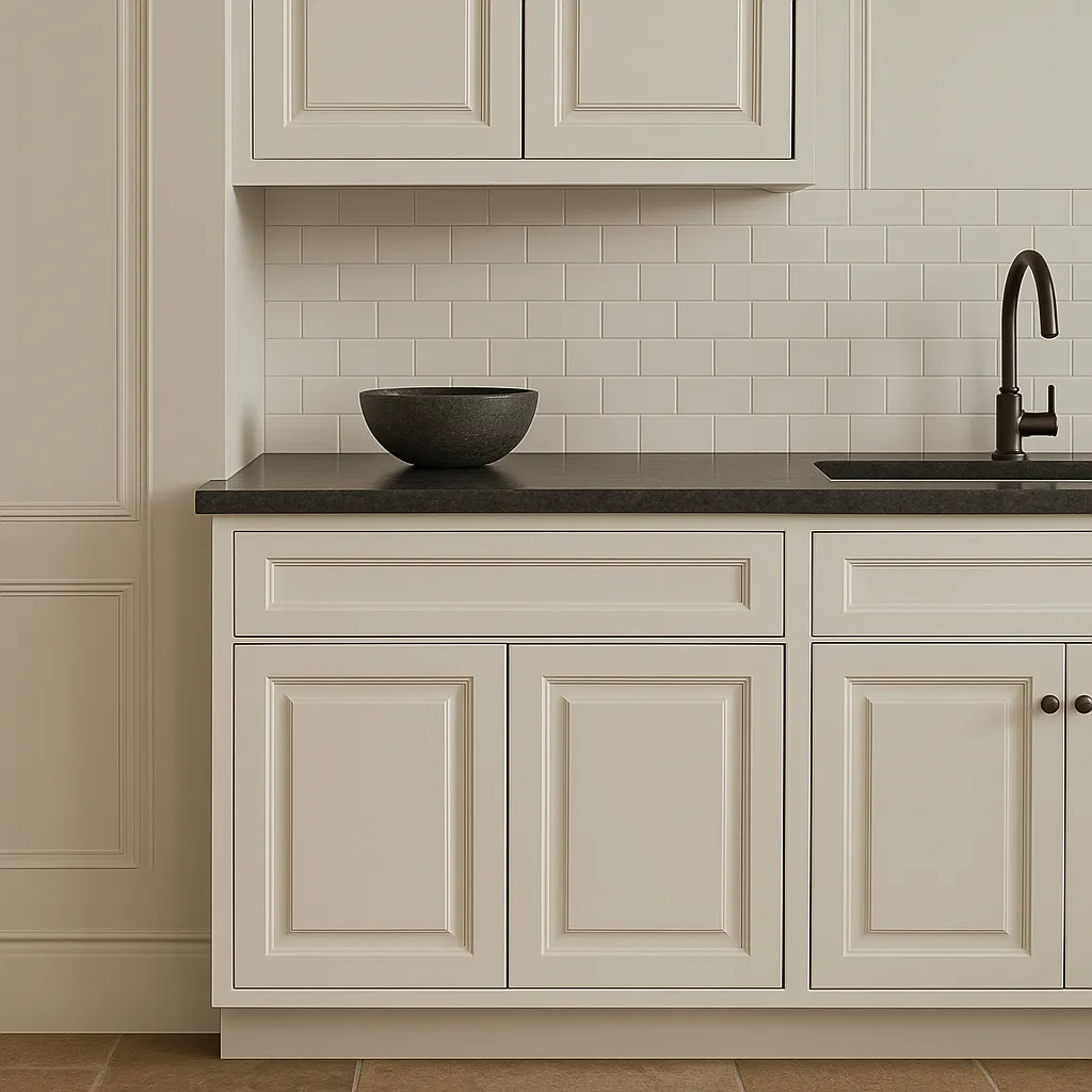 LIFEART CABINETRY Newport Ready to Assemble Base Cabinet with 2-Door and 1-Drawer in Classic White, photo 2 of 4