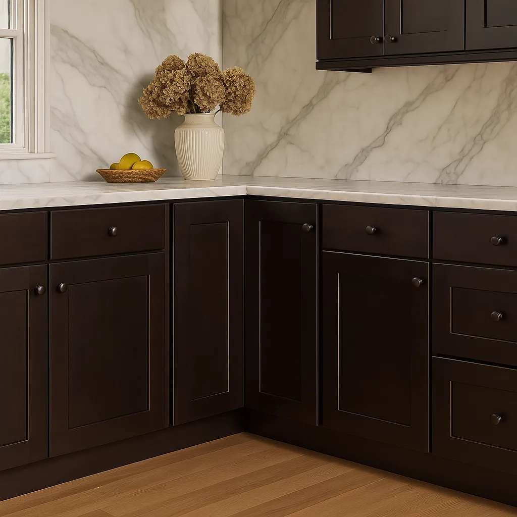 Design House Brookings Solid Wood Lazy Susan Corner Base Cabinet in Espresso, photo 3 of 4