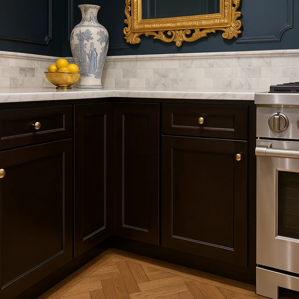 Design House Brookings Solid Wood Lazy Susan Corner Base Cabinet in Espresso, photo 4 of 4