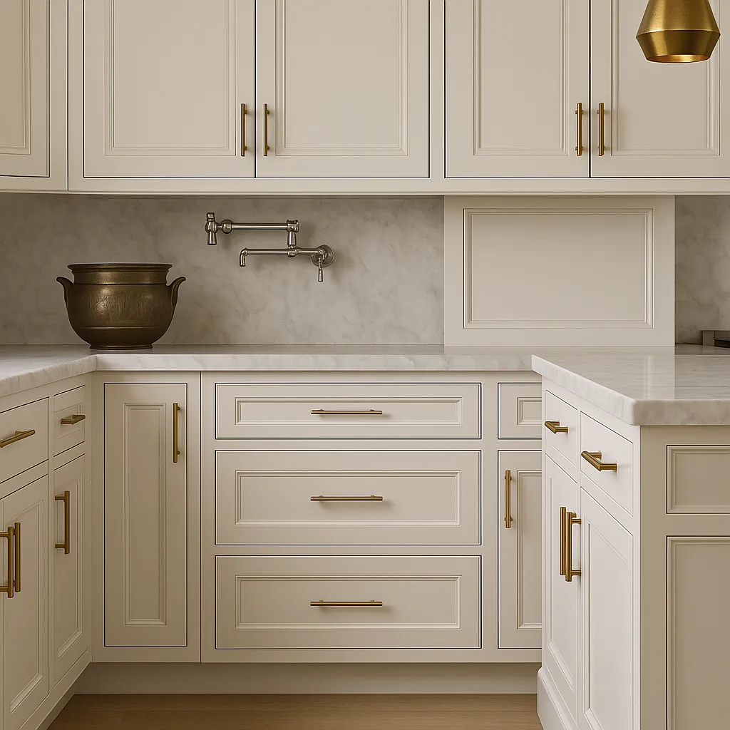 LIFEART CABINETRY Newport Ready to Assemble Base Cabinet with 3 Drawers in Classic White, photo 3 of 4
