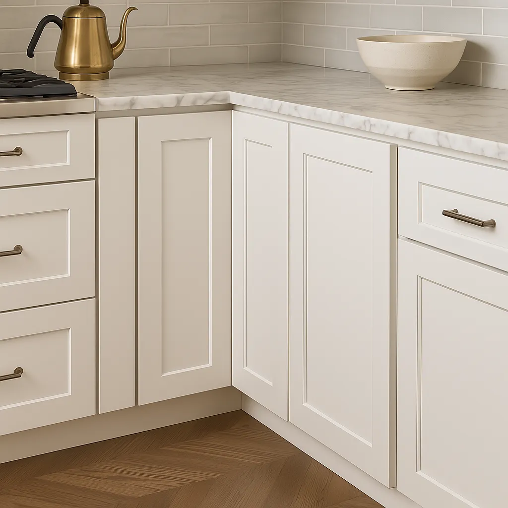 Plywell Shaker Base Lazy Susan Cabinet, Ready to Assemble, 36x34.5x24 in, White, photo 4 of 4