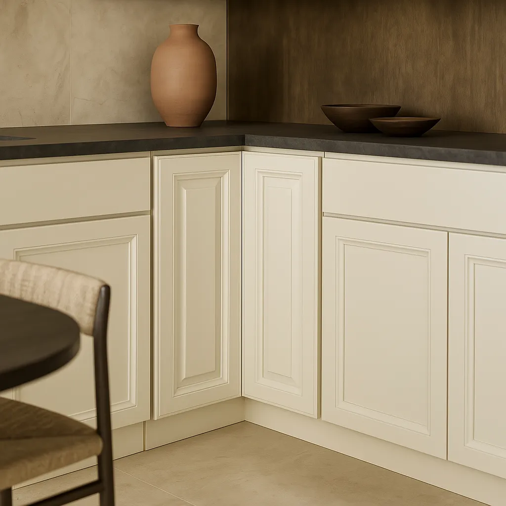LIFEART CABINETRY Newport Lazy Susan Base Cabinet, Classic White, photo 2 of 4