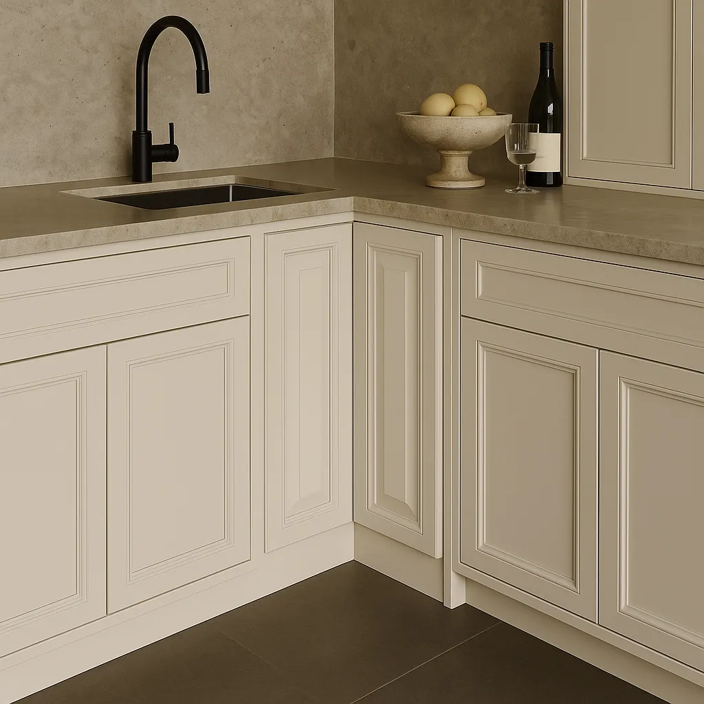 LIFEART CABINETRY Newport Lazy Susan Base Cabinet, Classic White, photo 3 of 4
