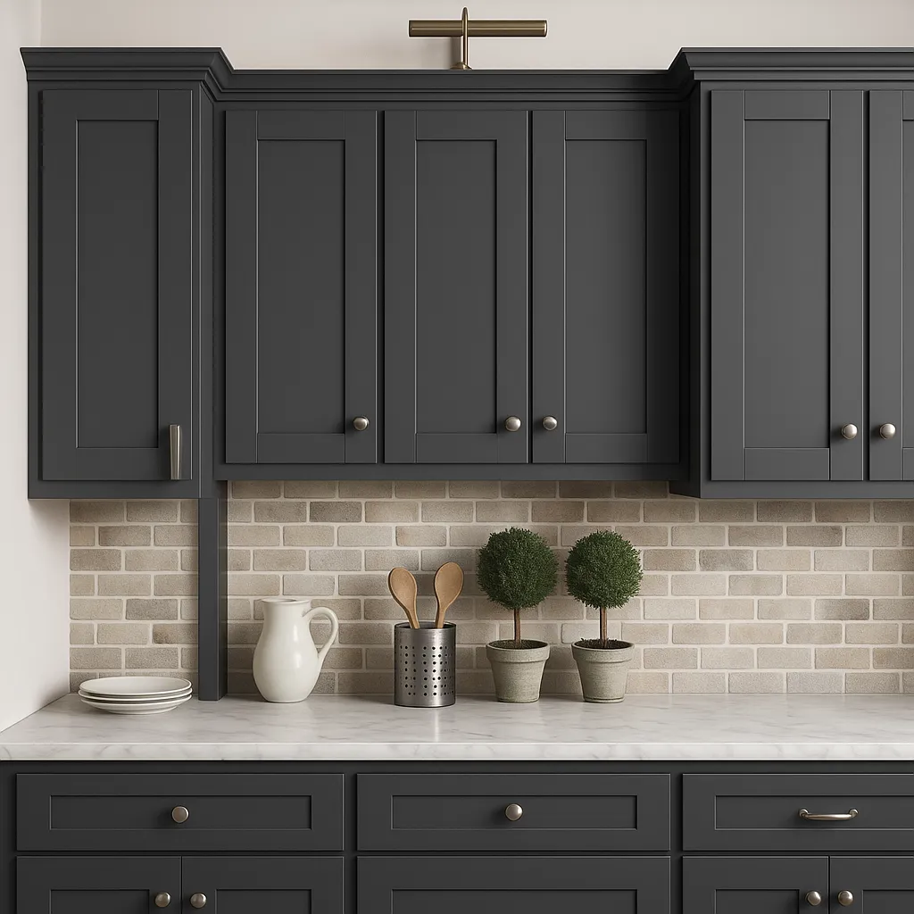 MILL'S PRIDE Richmond Venetian Onyx Plywood Shaker Wall Kitchen Cabinet, Soft Close, 9x12x30, photo 3 of 4