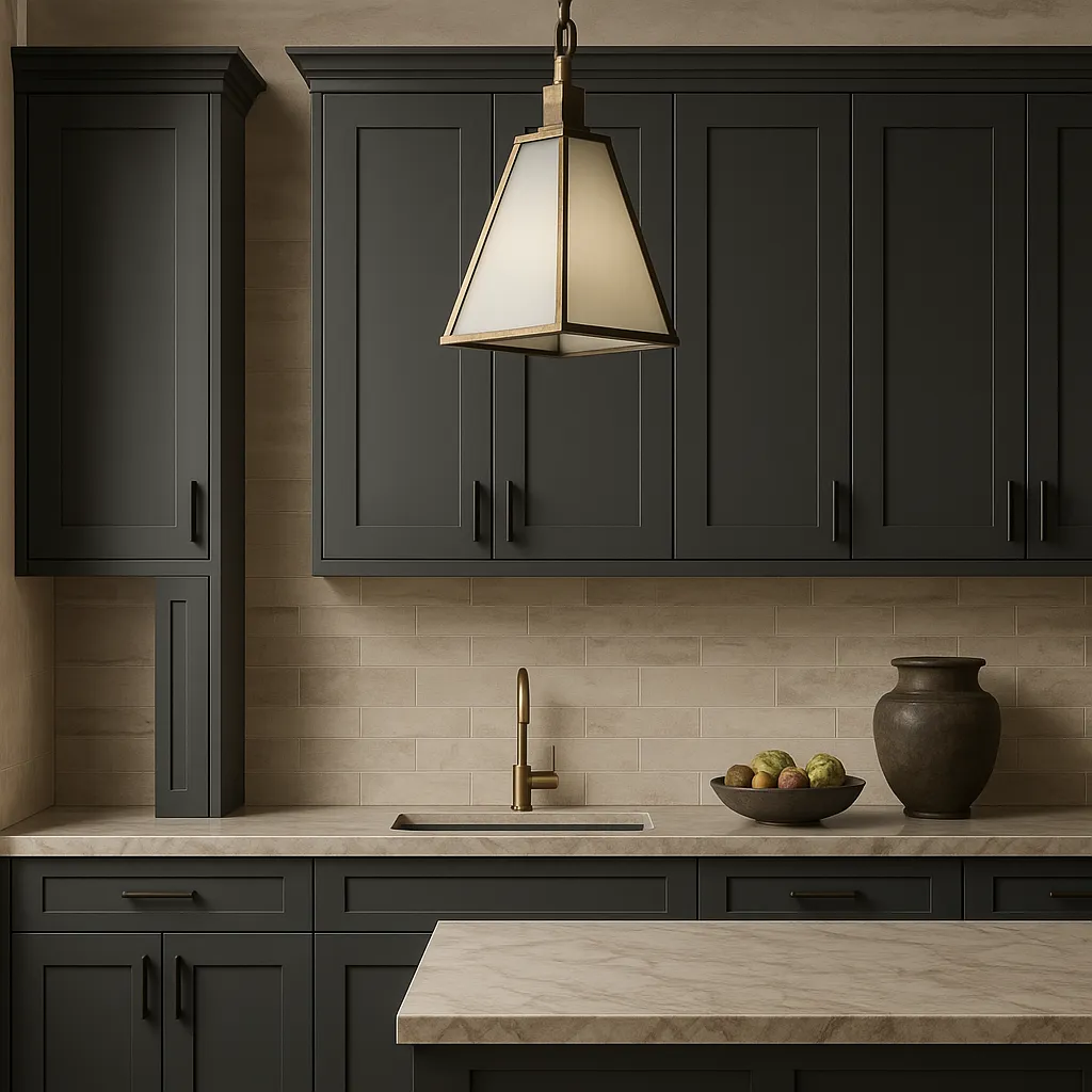 MILL'S PRIDE Richmond Venetian Onyx Plywood Shaker Wall Kitchen Cabinet, Soft Close, 9x12x30, photo 4 of 4