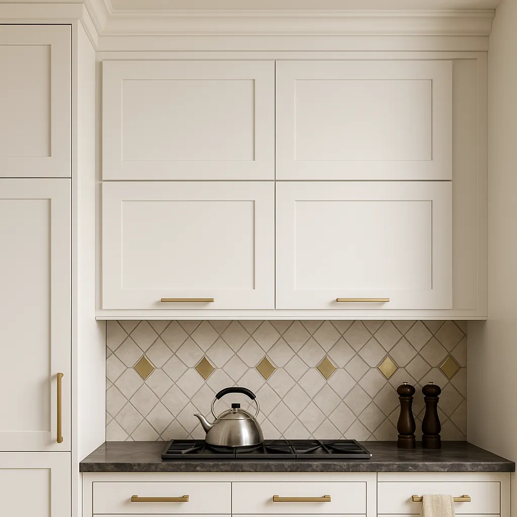 HOMEIBRO Newport Shaker White Ready to Assemble Wall Cabinet with 2-Doors (30 in. W x 12 in. D x 12 in. H.), photo 3 of 4