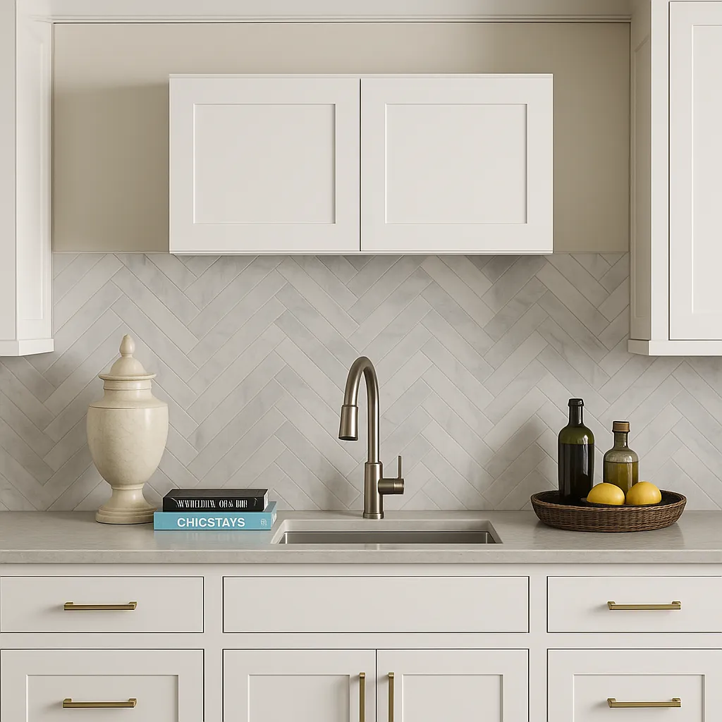 HOMEIBRO Newport Shaker White Ready to Assemble Wall Cabinet with 2-Doors (30 in. W x 12 in. D x 12 in. H.), photo 4 of 4