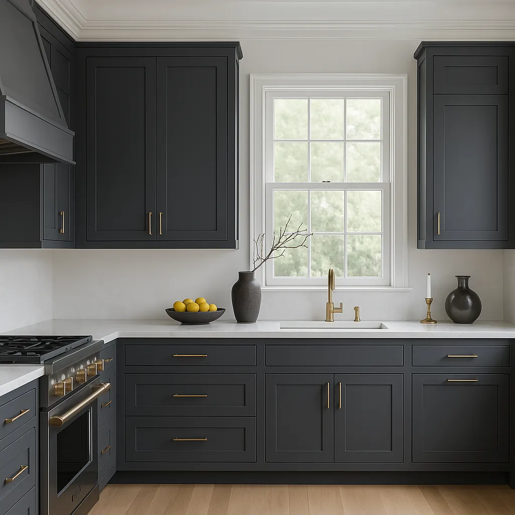 MILL'S PRIDE Richmond Venetian Onyx Plywood Shaker Wall Kitchen Cabinet, 15" W x 12" D x 30" H, photo 4 of 4