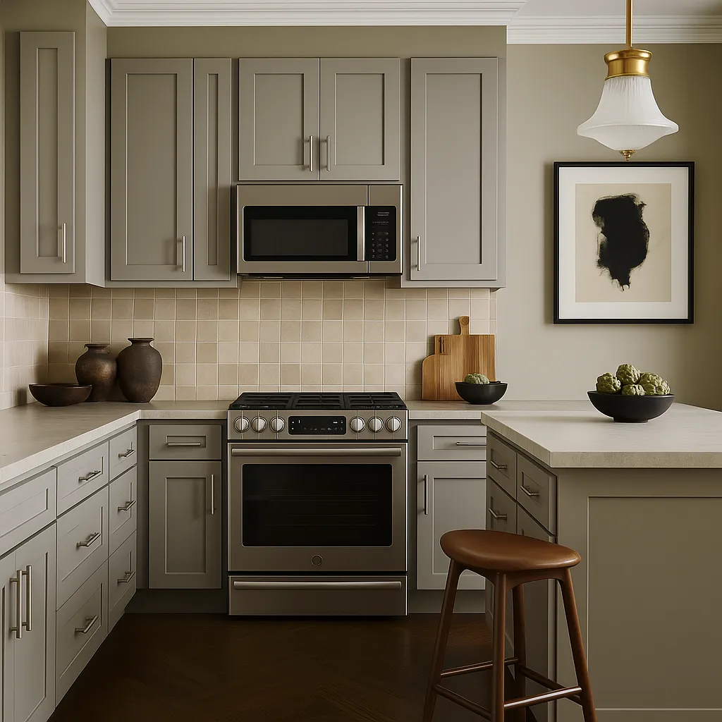 MILL'S PRIDE Richmond Vesuvius Gray Plywood Shaker Wall Kitchen Cabinet - Soft Close, Ready to Assemble, photo 4 of 4