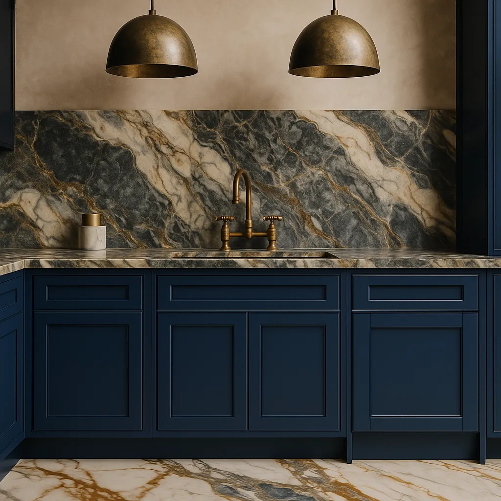 MILL'S PRIDE Valencia Blue Shaker Base Kitchen Cabinet - 12 in W x 24 in D x 34.5 in H, photo 2 of 4