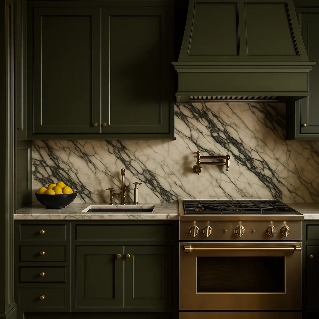 Hampton Bay Avondale 27 in. W x 12 in. D x 30 in. H Ready to Assemble Plywood Shaker Wall Kitchen Cabinet in Fern Green, photo 3 of 4